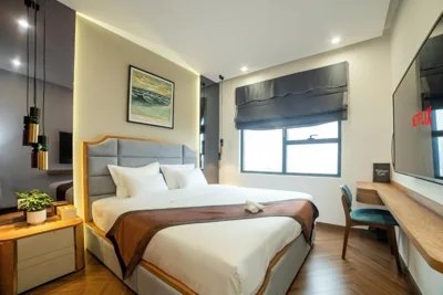 Appartement de trois chambres avec balcon — May Soho Saigon Serviced Apartment